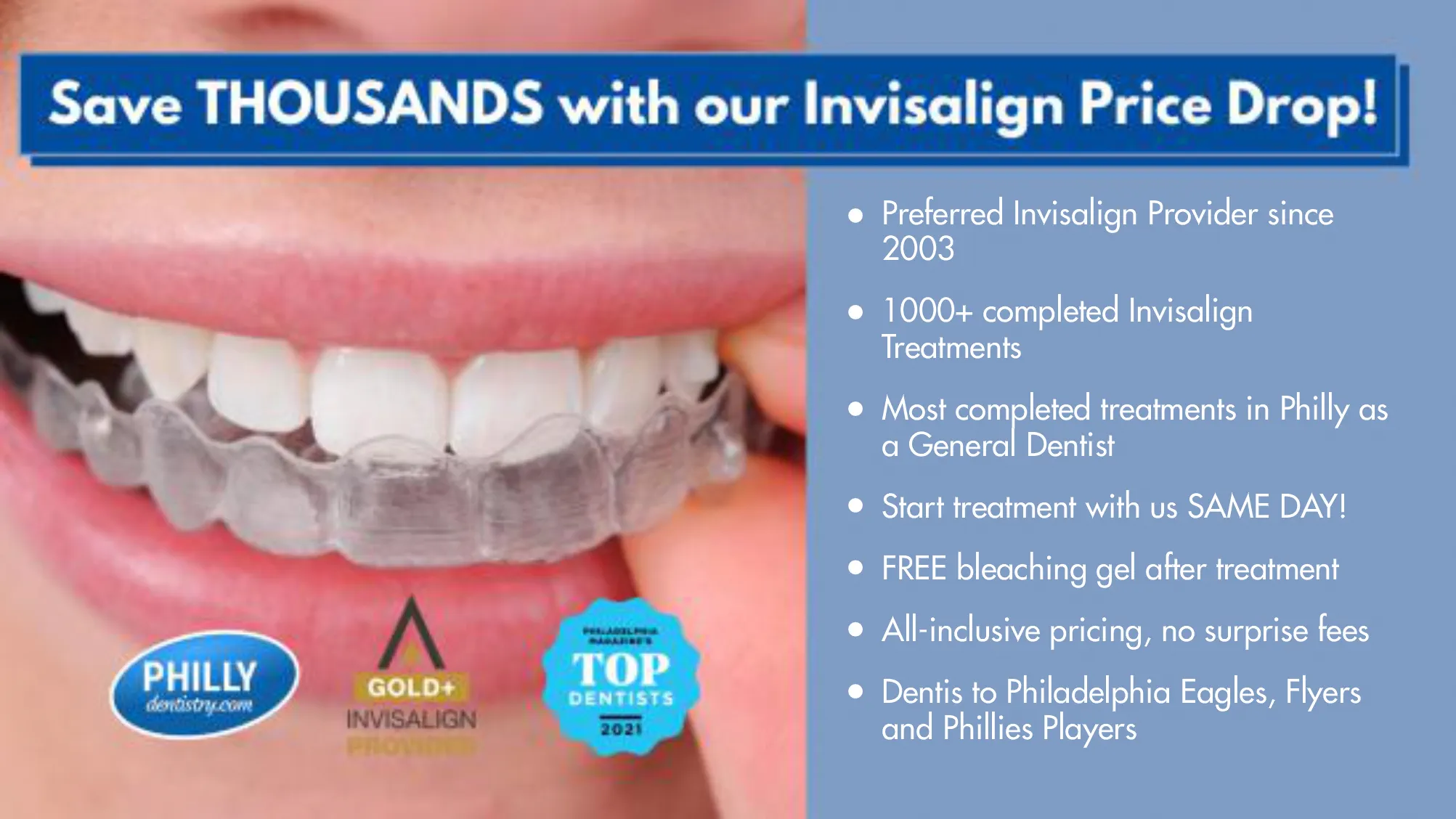 Save thousands with our Invisalign Price Drop!